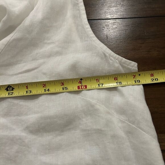 En THREAD White Cowl Neck Linen Blend Midi Dress Size Small NEW 99.00 - Picture 6 of 11